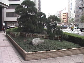 �O�ω�ّO�ɂ���u�a���������v�B���ʂ̐΂̘e�Ƀ^�C���J�v�Z�������߂��Ă���B